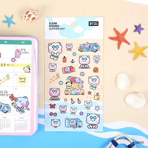 original-bt21-clear-sticker-summer-sky