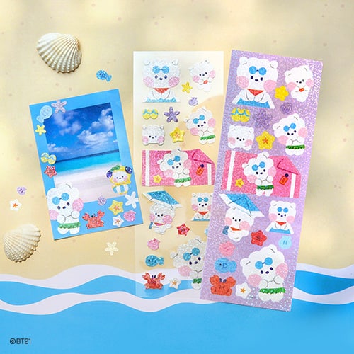 official-bt21-hologram-sticker-summer-sky