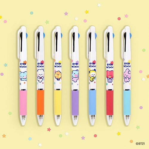 official-bt21-3-color-ball-pen-minini