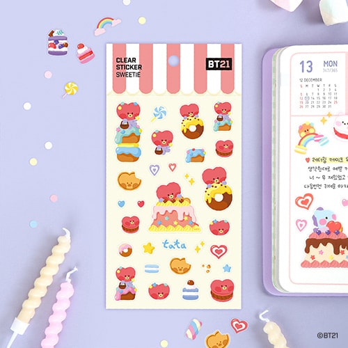 official-bt21-clear-sticker-sweetie