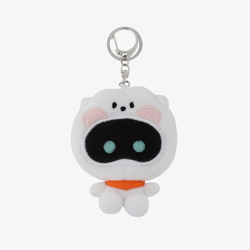 wootteo-rj-plush-keyring-white wootteo-rj-plush-keyring-white
