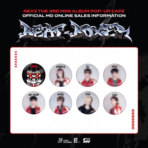nexz-the-3rd-mini-album-beat-boxer-pop-up-cafe-md-2-lenticular-can-badge-set