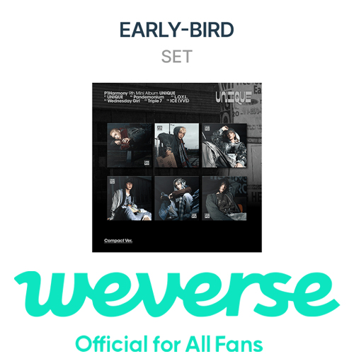 [WEVERSE EARLY BIRD] P1Harmony - 9th Mini Album [UNIQUE] (Compact Ver.) (Set)