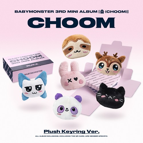 babymonster-3rd-mini-album-choom-plush-keyring-ver